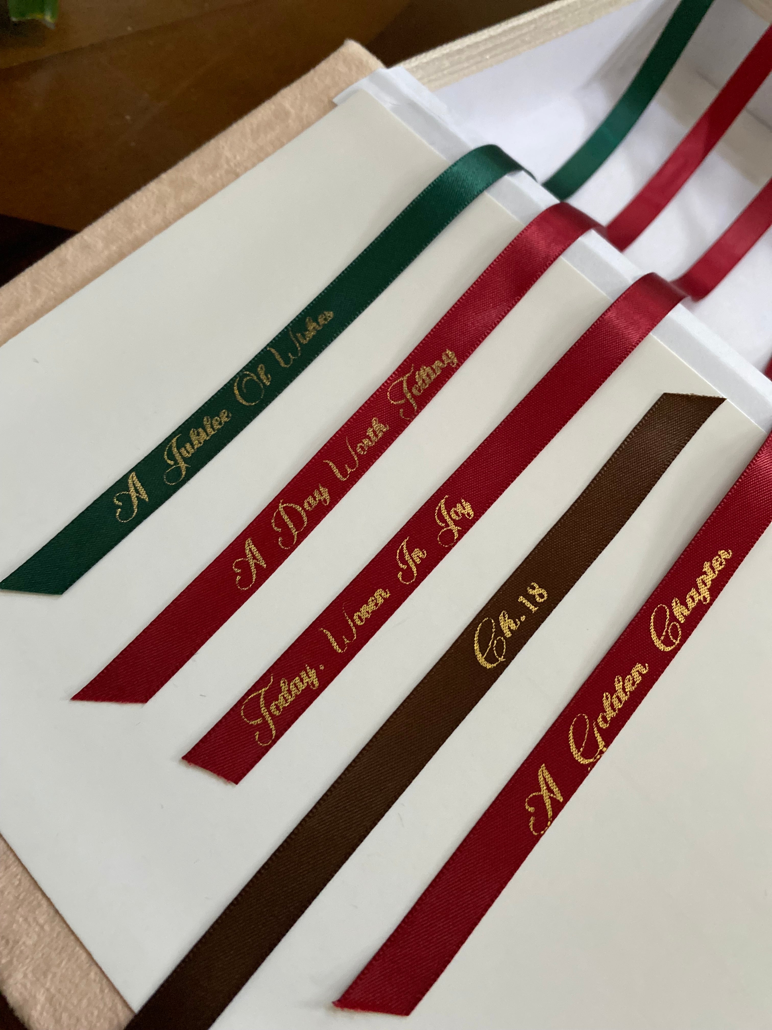 4 Sample Custom Ribbon