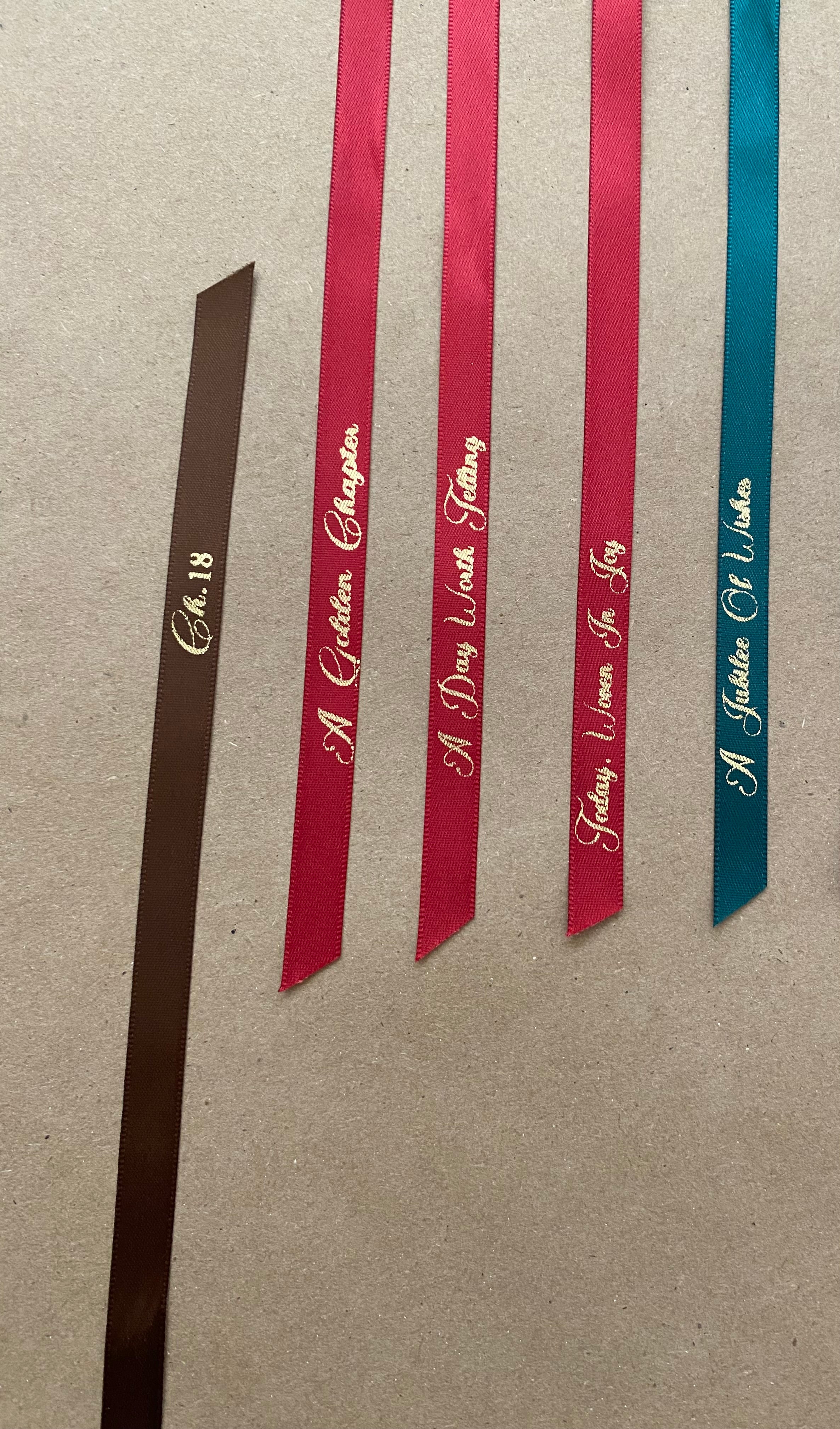 4 Sample Custom Ribbon